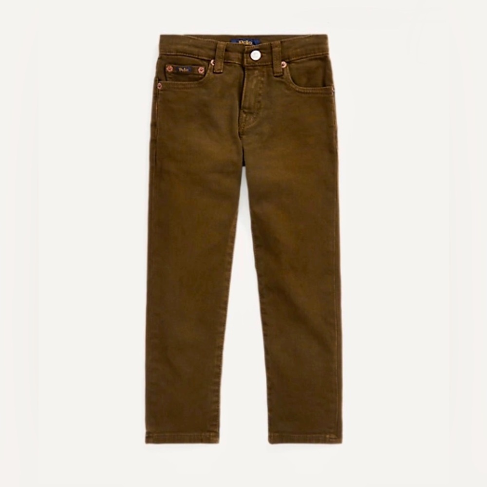 Polo Ralph Lauren Sullivan Slim Stretch Jean, Boys Size 6, Dark Loden, NWT